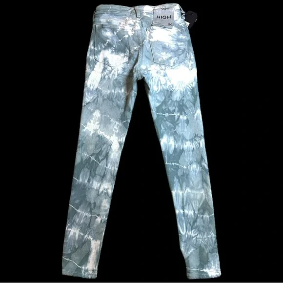 🎉HP!🎉 Orig. NWT White High Rise Ankle Skinny now in Sage design. Size 26 - Picture 4 of 12